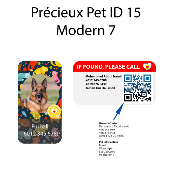 Précieux Pet ID 15 - Modern 7 - Image 3