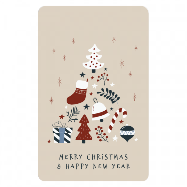 Précieux Christmas Baggage Tag - Type 11