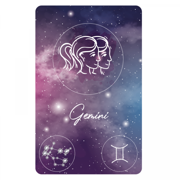 Précieux Western Horoscope Baggage ID - Gemini